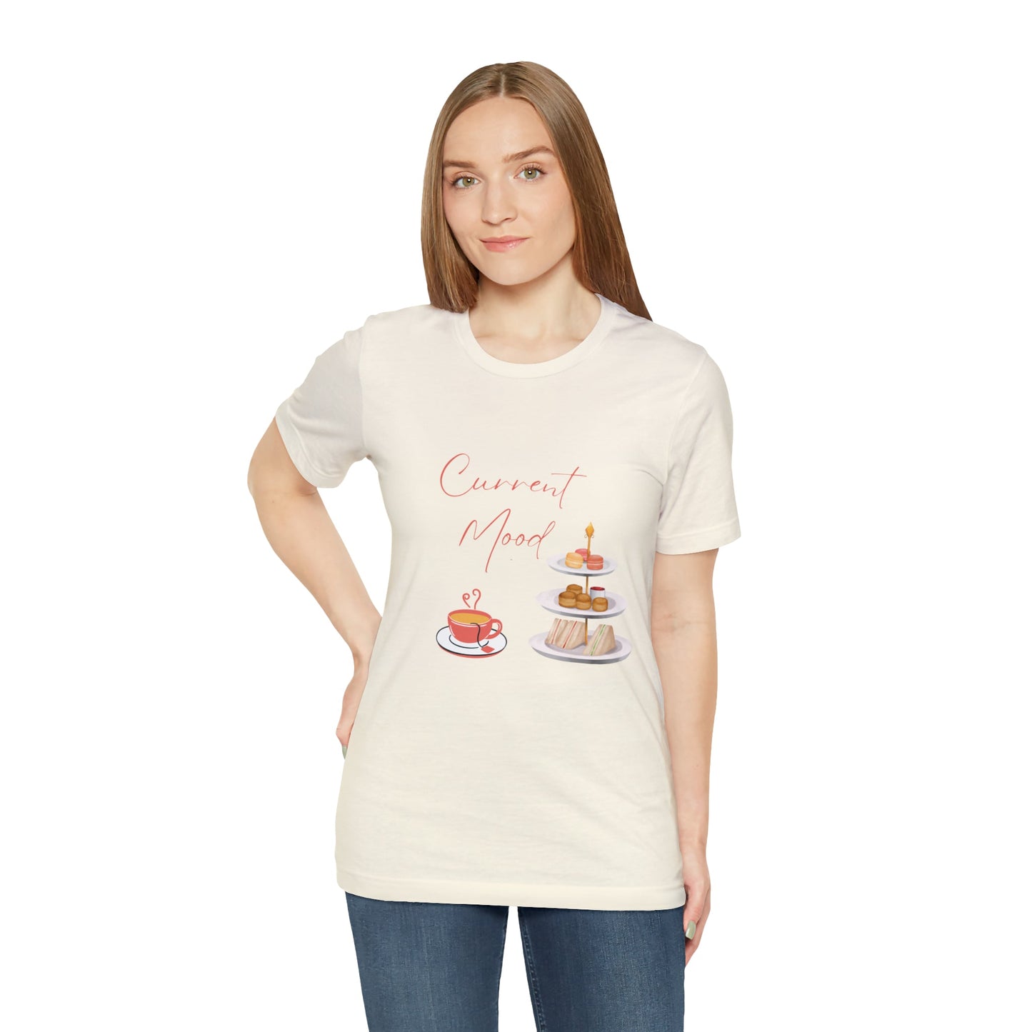 Current Mood High Tea Unisex Jersey Short Sleeve Tee - Witcheasy