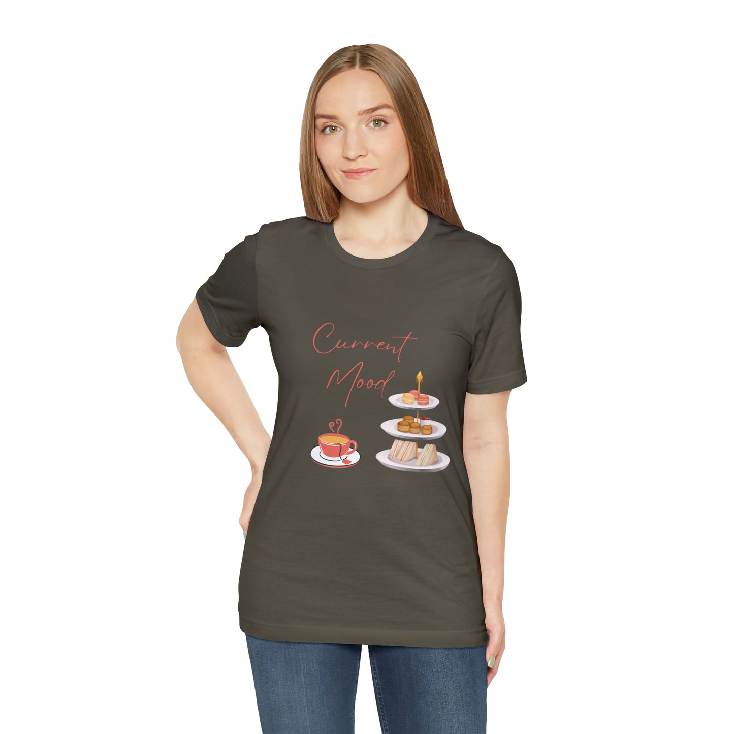 Current Mood High Tea Unisex Jersey Short Sleeve Tee - Witcheasy