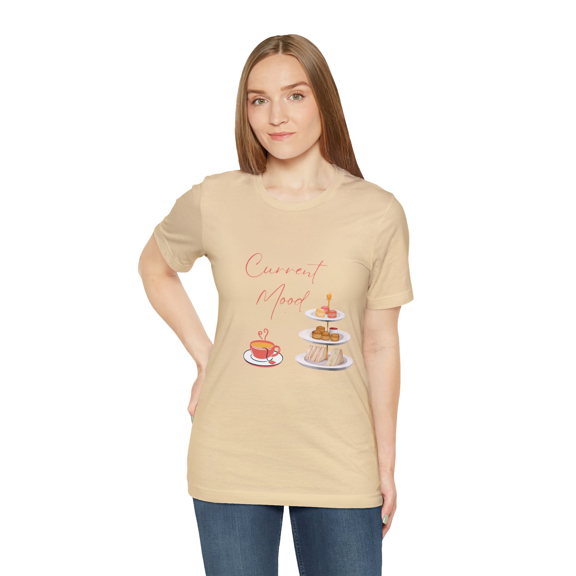 Current Mood High Tea Unisex Jersey Short Sleeve Tee - Witcheasy