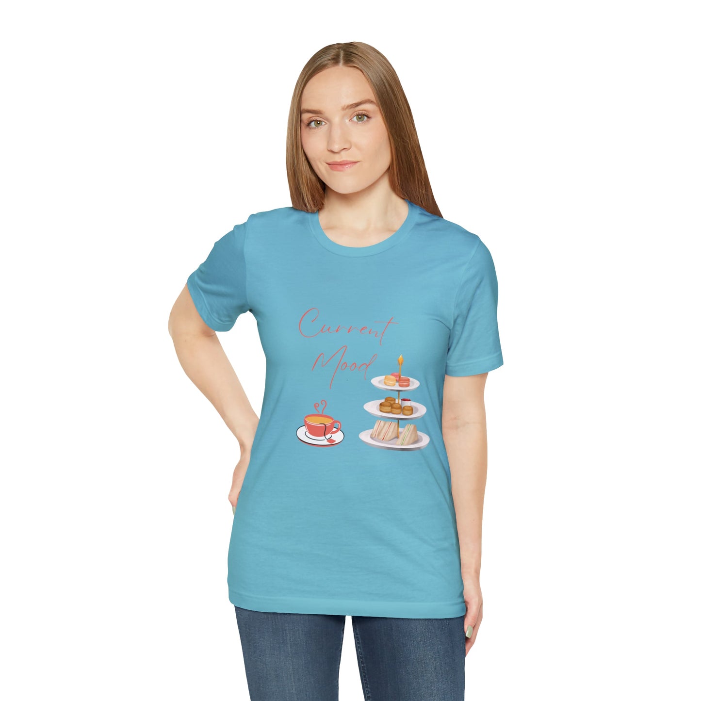 Current Mood High Tea Unisex Jersey Short Sleeve Tee - Witcheasy