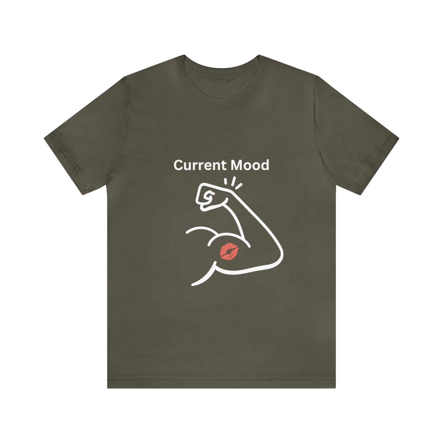 Current Mood Kiss My Bicep Unisex Jersey Short Sleeve Tee - Witcheasy