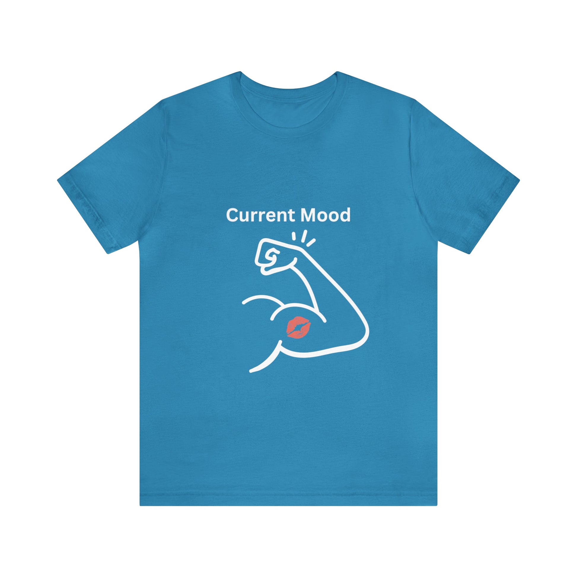 Current Mood Kiss My Bicep Unisex Jersey Short Sleeve Tee - Witcheasy