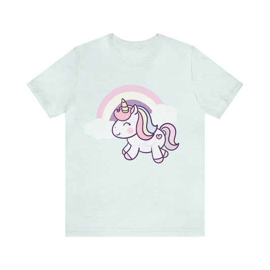 Current Mood Rainbows & Unicorn Unisex Jersey Short Sleeve Tee - Witcheasy