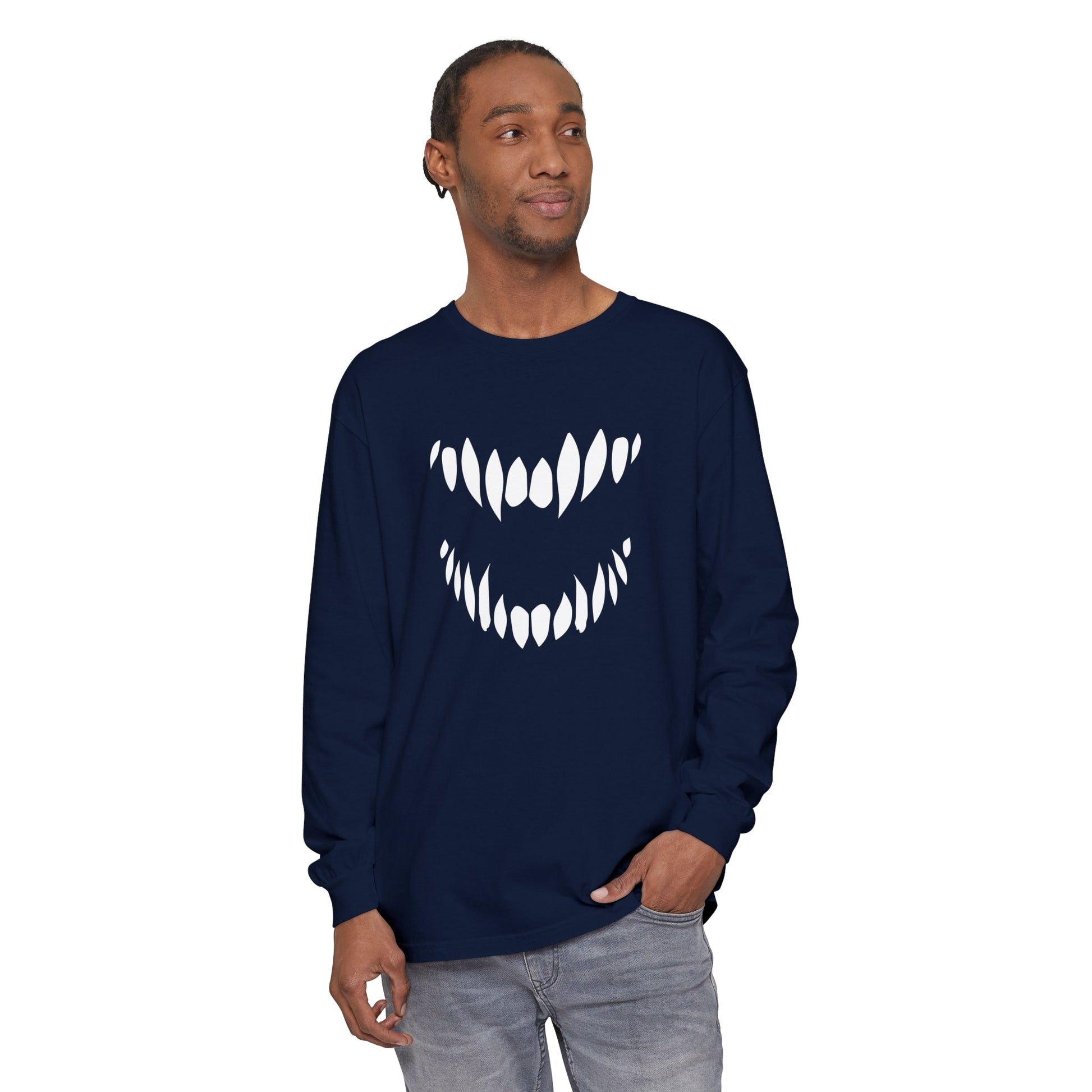 Fangs Unisex Long Sleeve T-Shirt - Witcheasy