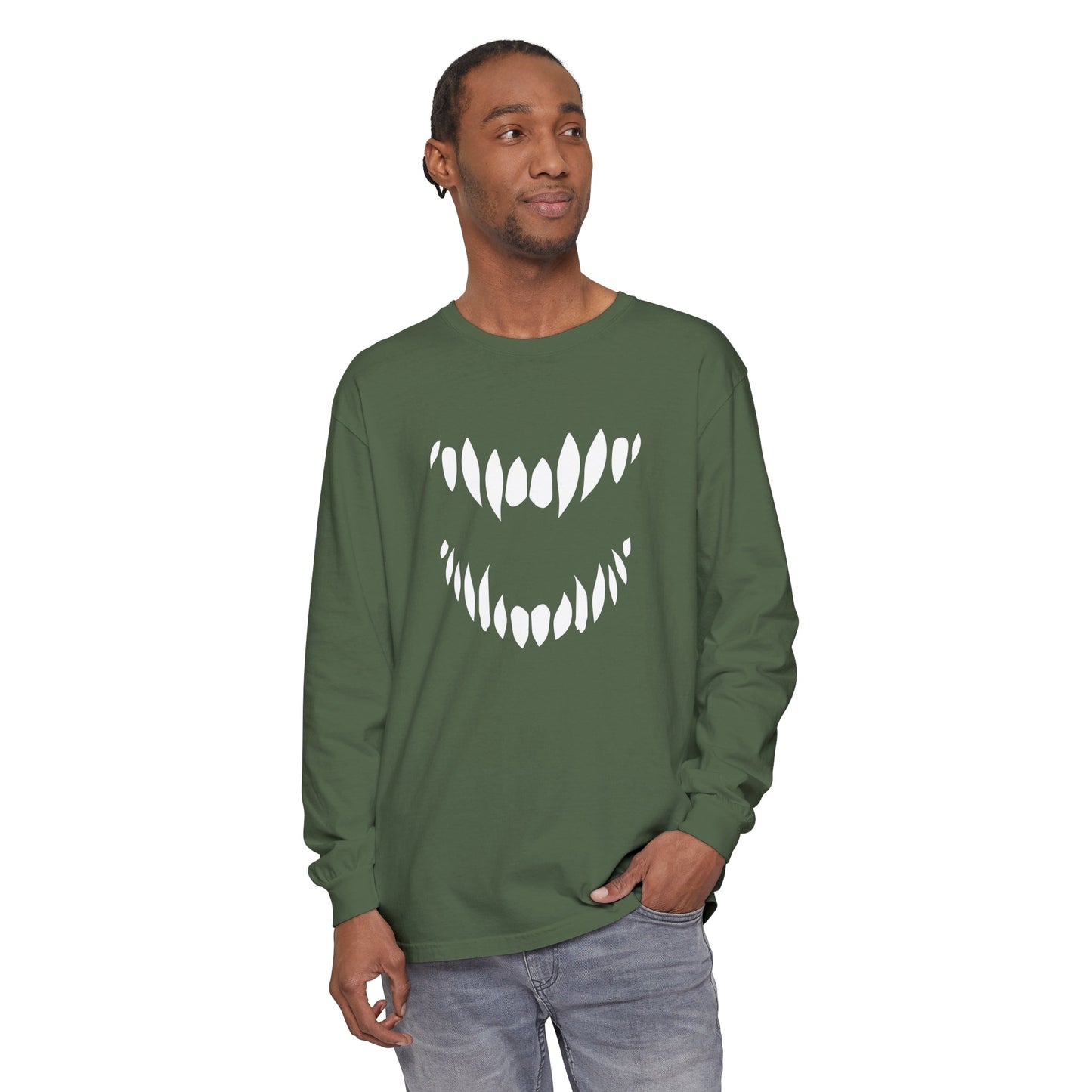 Fangs Unisex Long Sleeve T-Shirt - Witcheasy