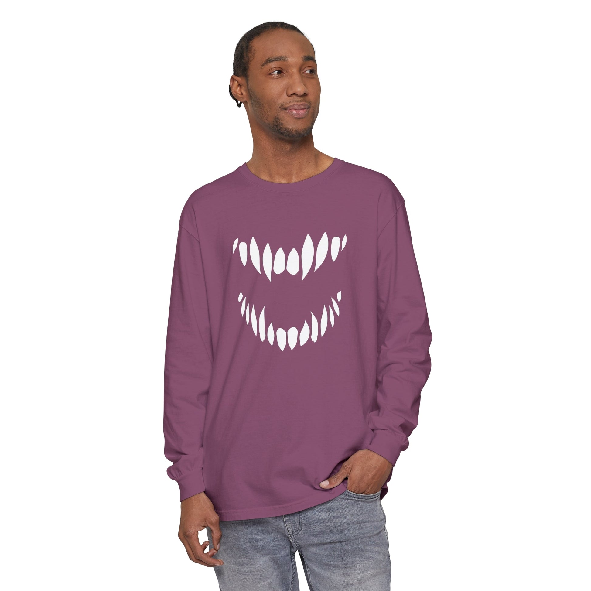 Fangs Unisex Long Sleeve T-Shirt - Witcheasy