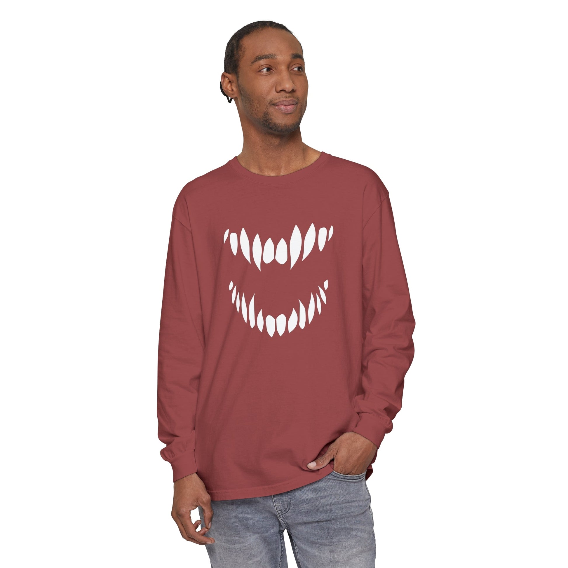 Fangs Unisex Long Sleeve T-Shirt - Witcheasy