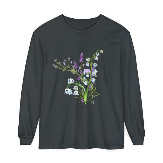 Ghost Lily of the Valley Unisex Long Sleeve T-Shirt - Witcheasy