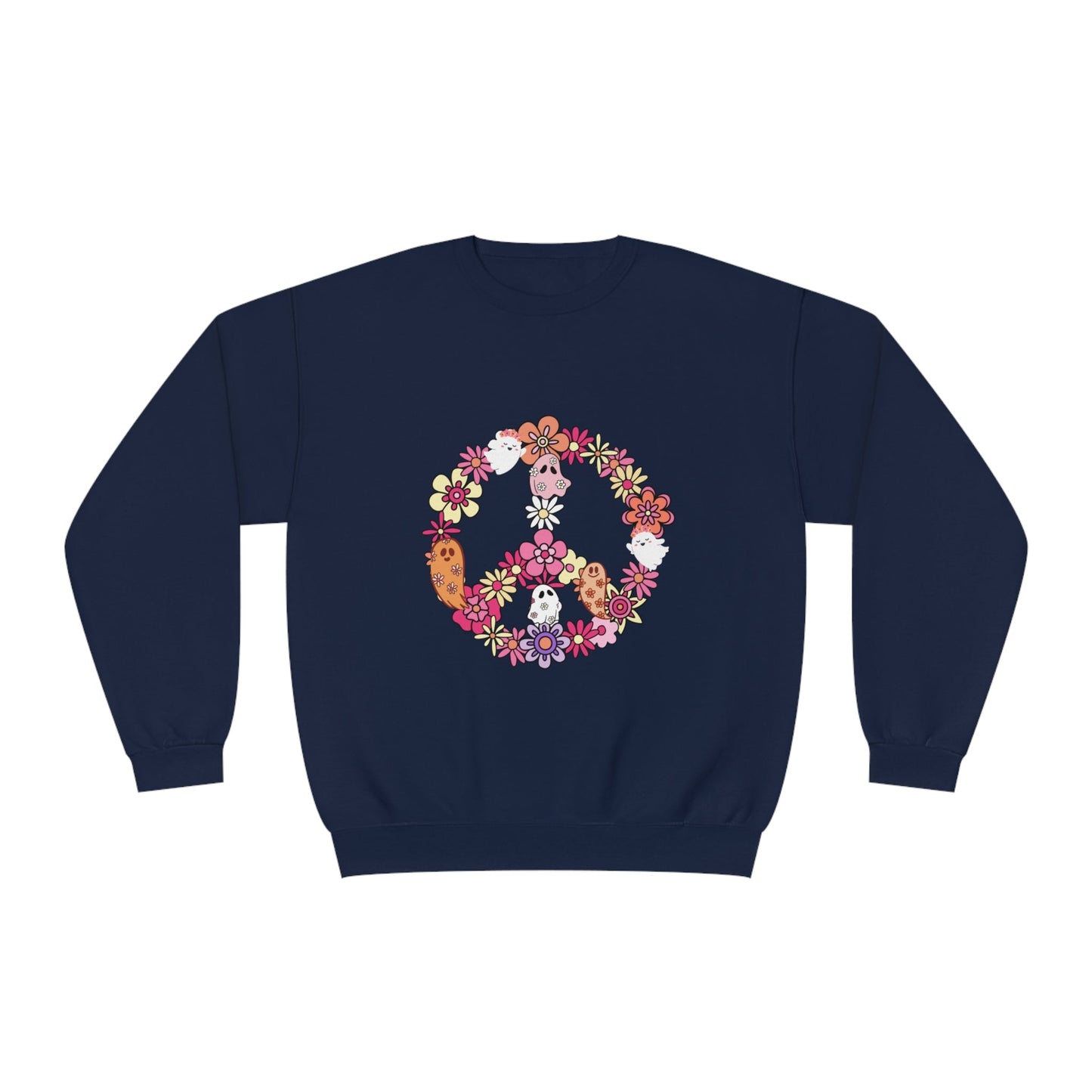 Hippie Ghost Unisex Crewneck Sweatshirt - Witcheasy