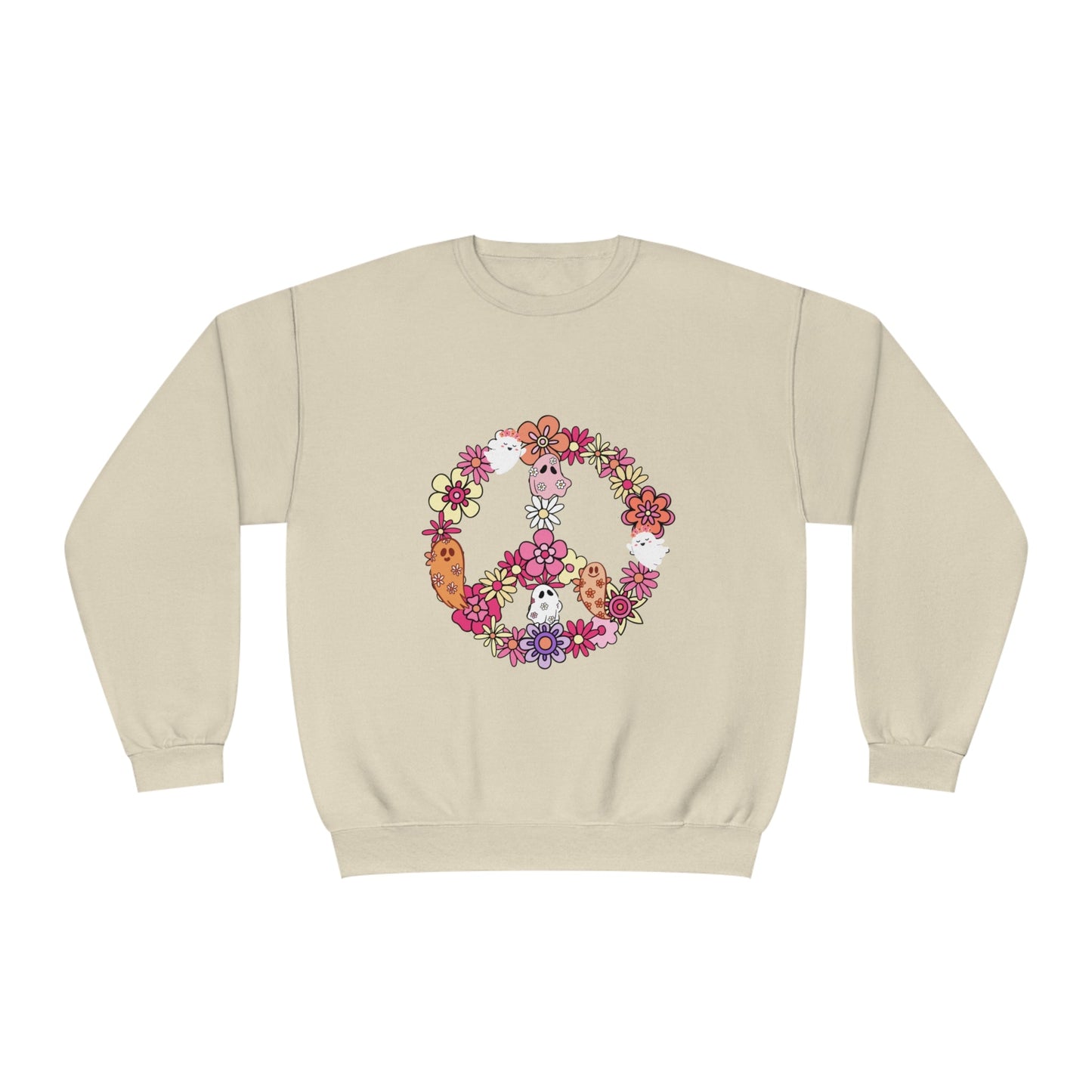 Hippie Ghost Unisex Crewneck Sweatshirt - Witcheasy