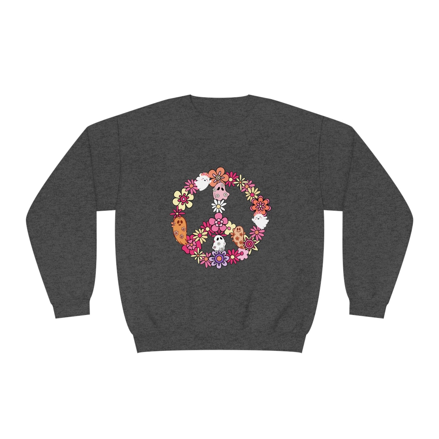 Hippie Ghost Unisex Crewneck Sweatshirt - Witcheasy