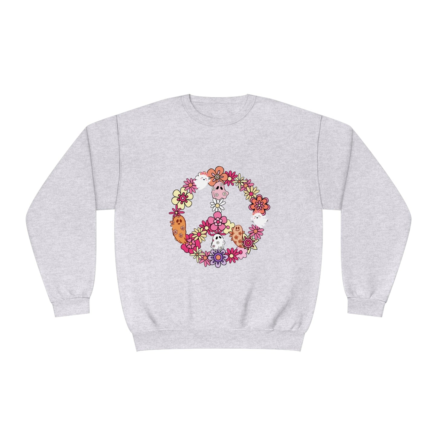 Hippie Ghost Unisex Crewneck Sweatshirt - Witcheasy