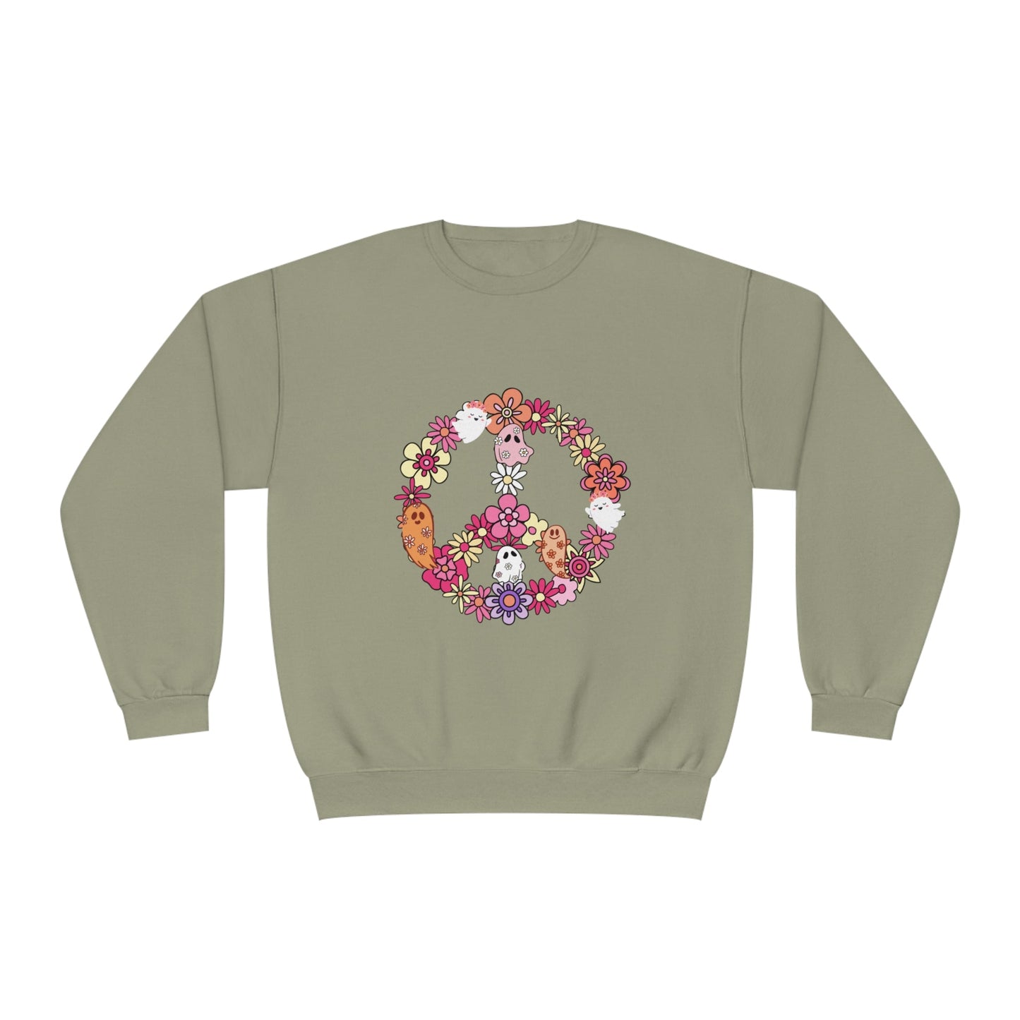 Hippie Ghost Unisex Crewneck Sweatshirt - Witcheasy