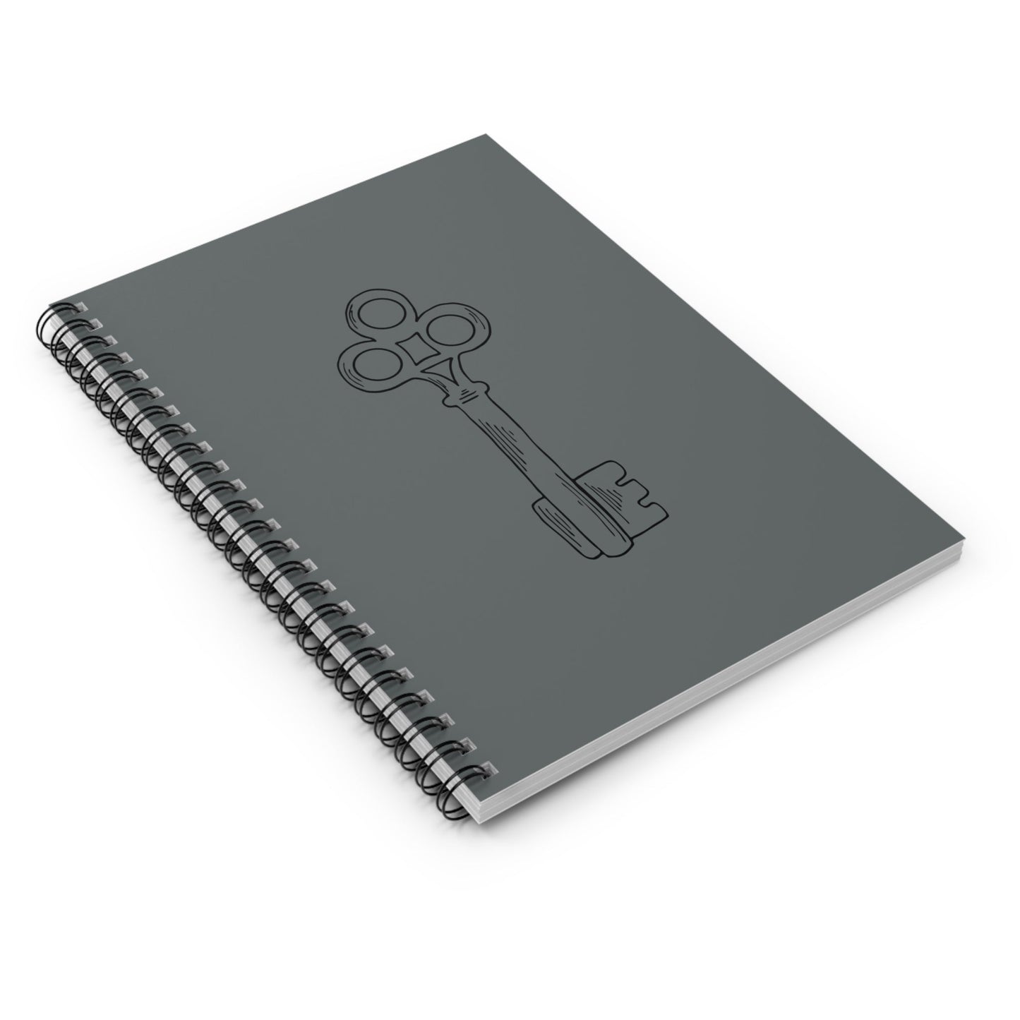 Key - Spiral Notebook - Ruled Line - Witcheasy