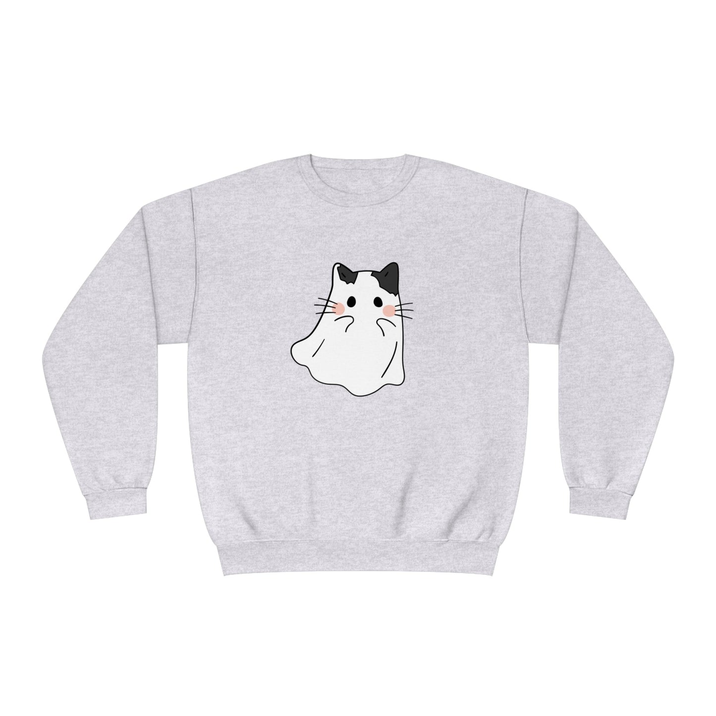 Kitty Ghost Unisex Crewneck Sweatshirt - Witcheasy