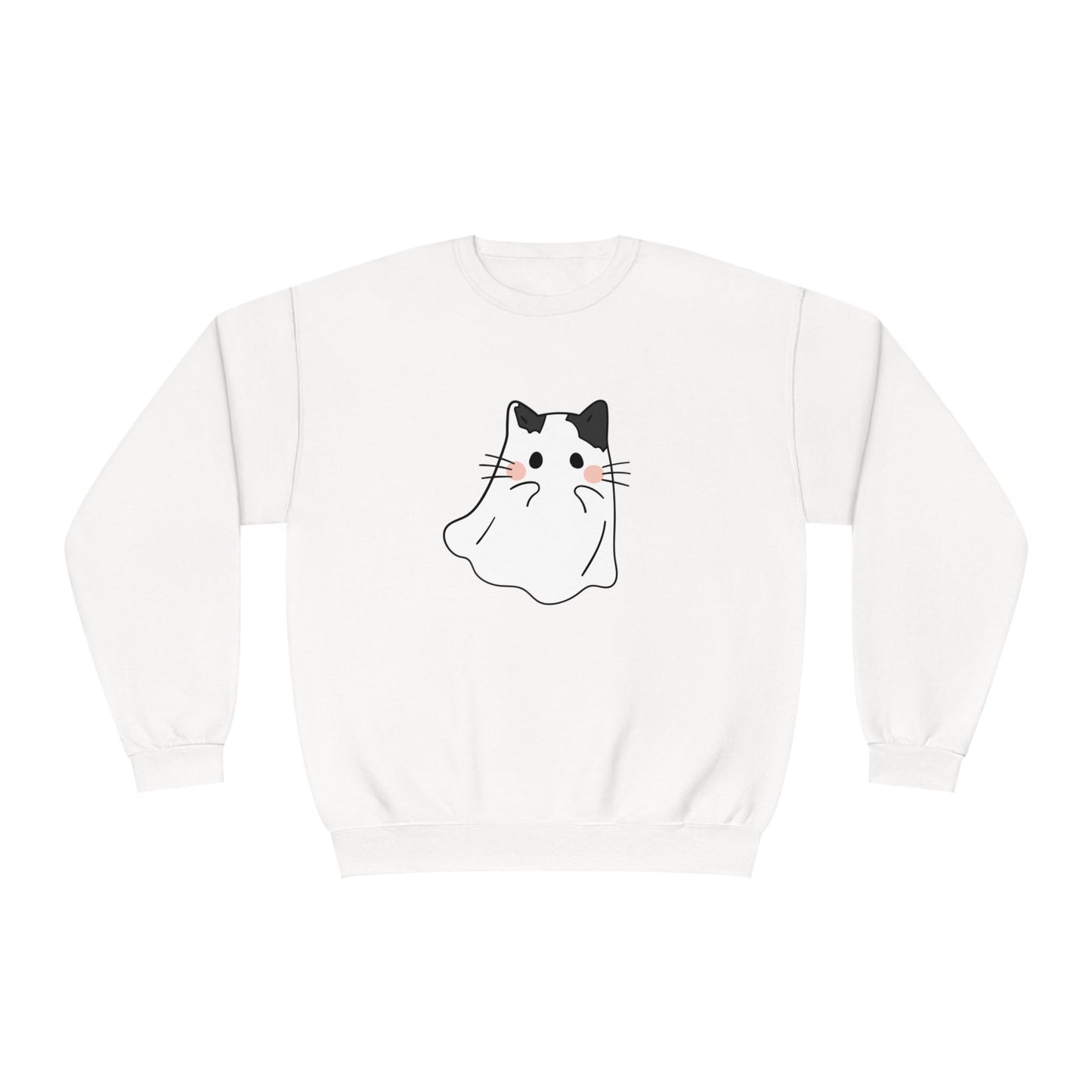 Kitty Ghost Unisex Crewneck Sweatshirt - Witcheasy