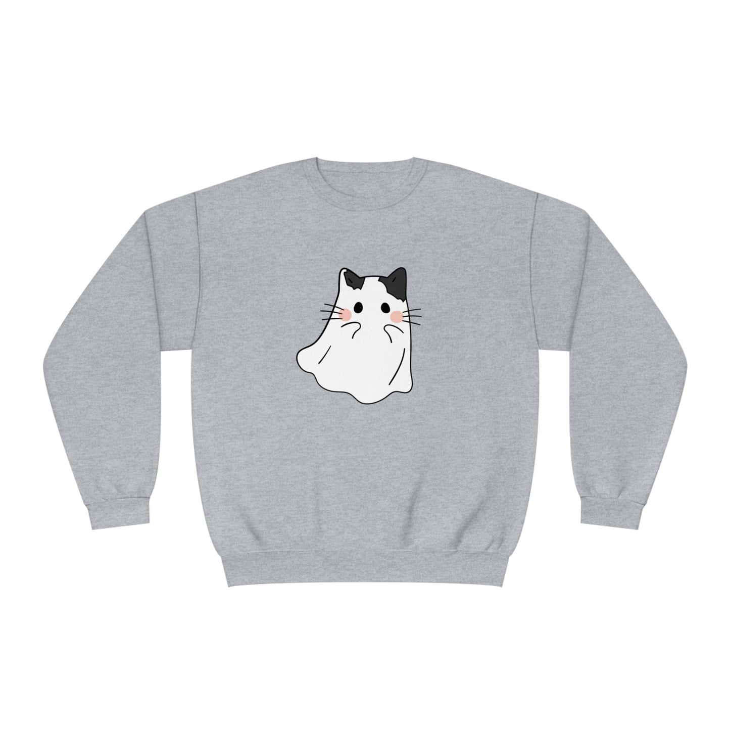 Kitty Ghost Unisex Crewneck Sweatshirt - Witcheasy