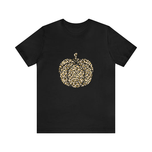 Leopard Pumpkin Unisex Jersey Short Sleeve Tee - Witcheasy