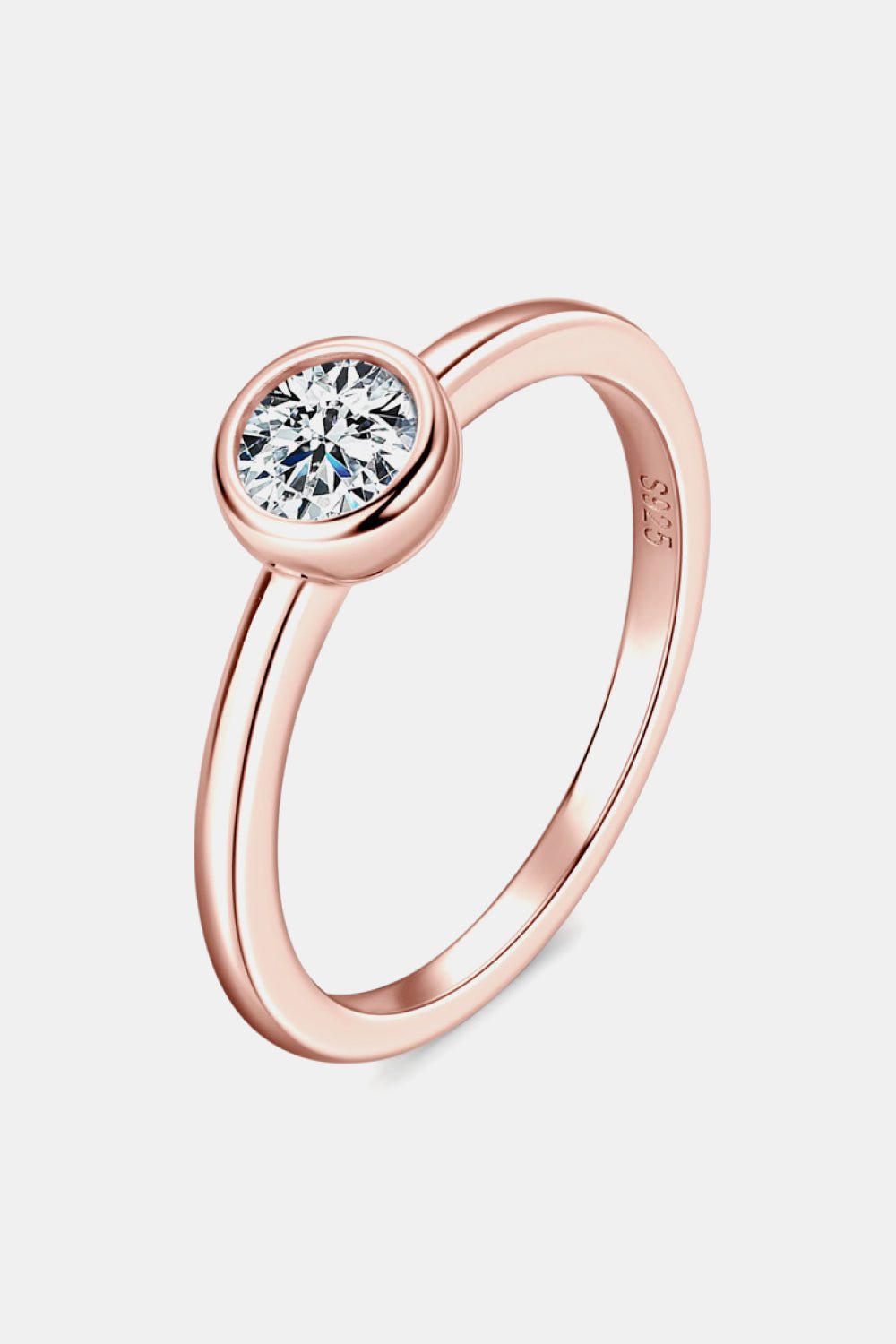 Moissanite 925 Sterling Silver Solitaire Ring - Witcheasy