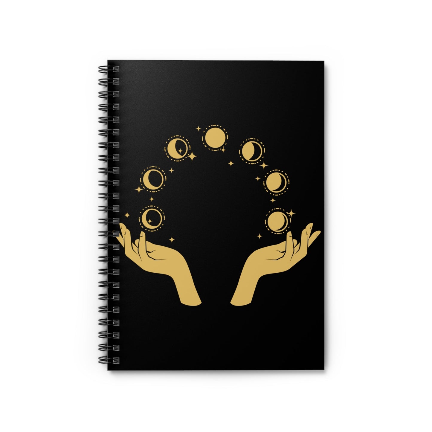 Moon Phases - Spiral Notebook - Ruled Line - Witcheasy