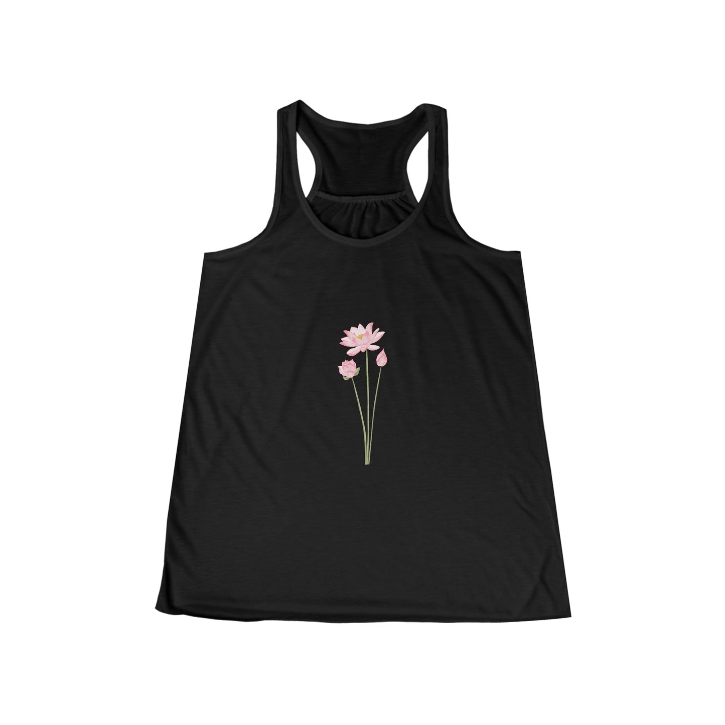 Pink Carnation Flowy Racerback Tank - Witcheasy