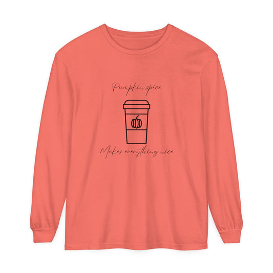 Pumpkin Spice Unisex Long Sleeve T-Shirt - Witcheasy