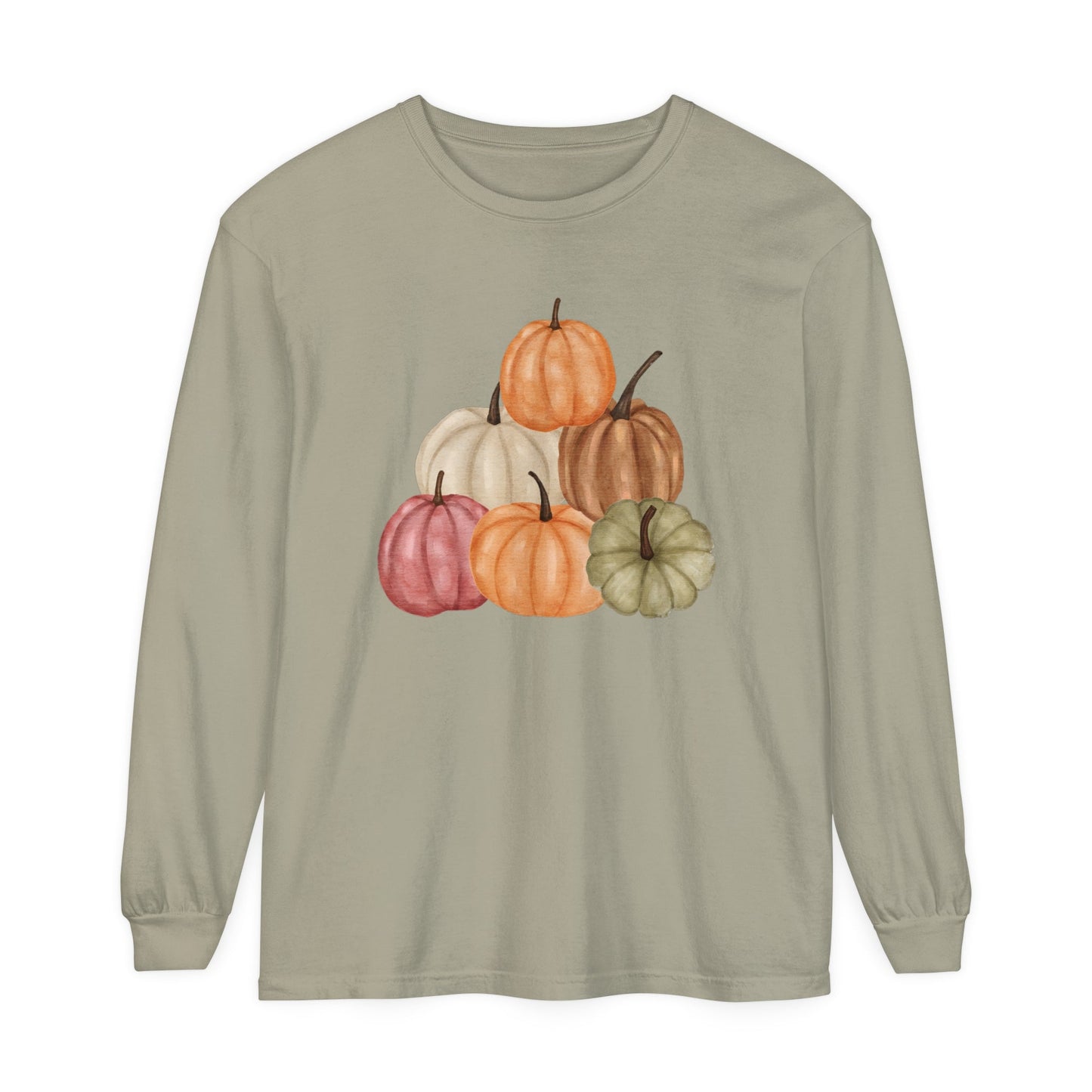 Pumpkin Stack Unisex Long Sleeve T-Shirt - Witcheasy