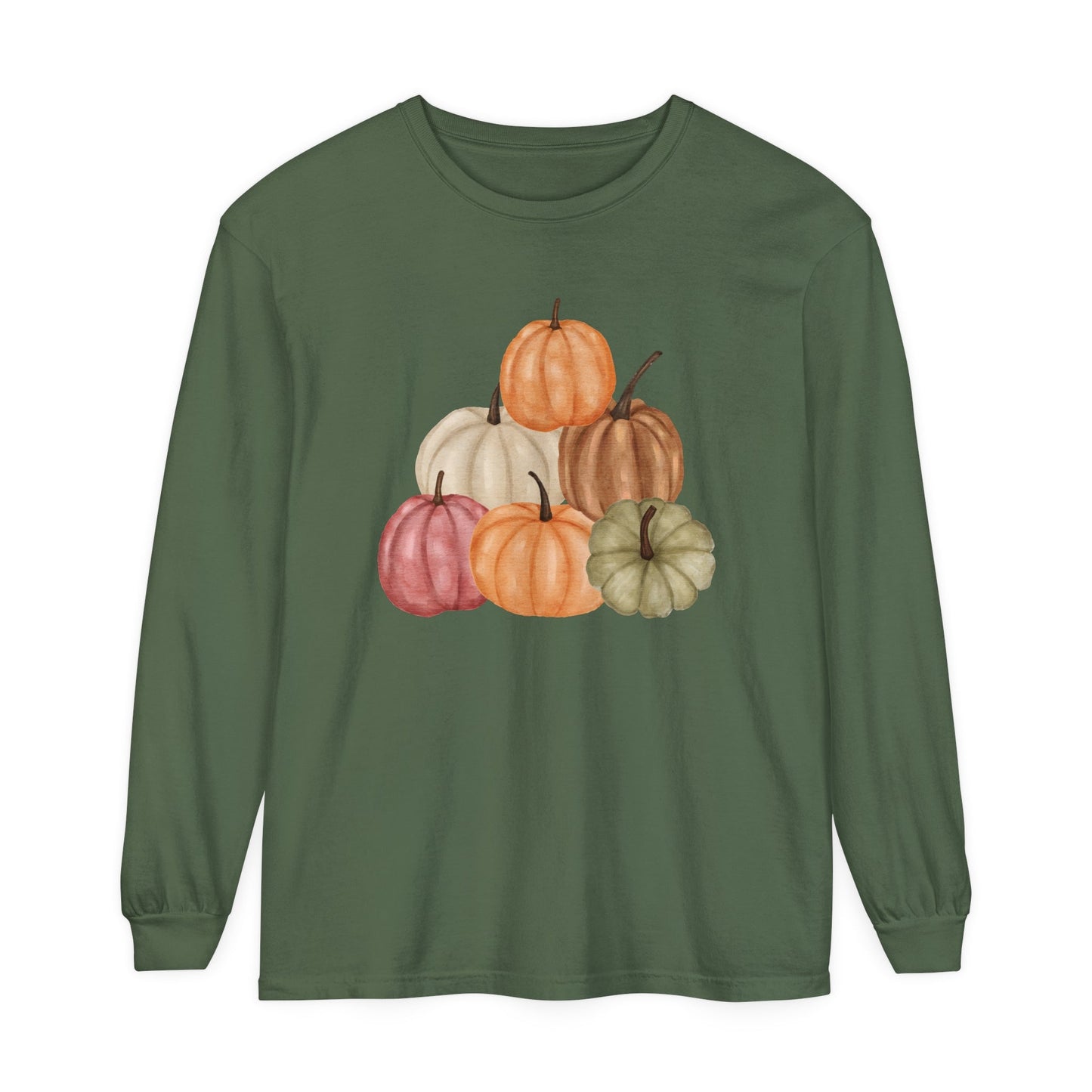 Pumpkin Stack Unisex Long Sleeve T-Shirt - Witcheasy