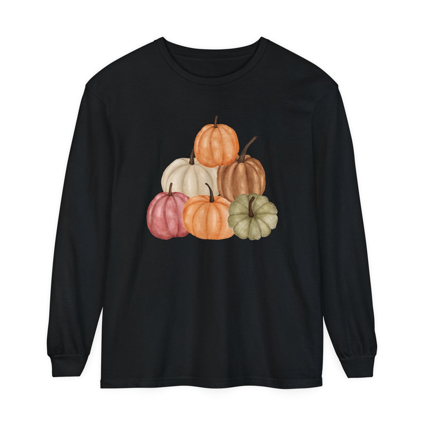 Pumpkin Stack Unisex Long Sleeve T-Shirt - Witcheasy