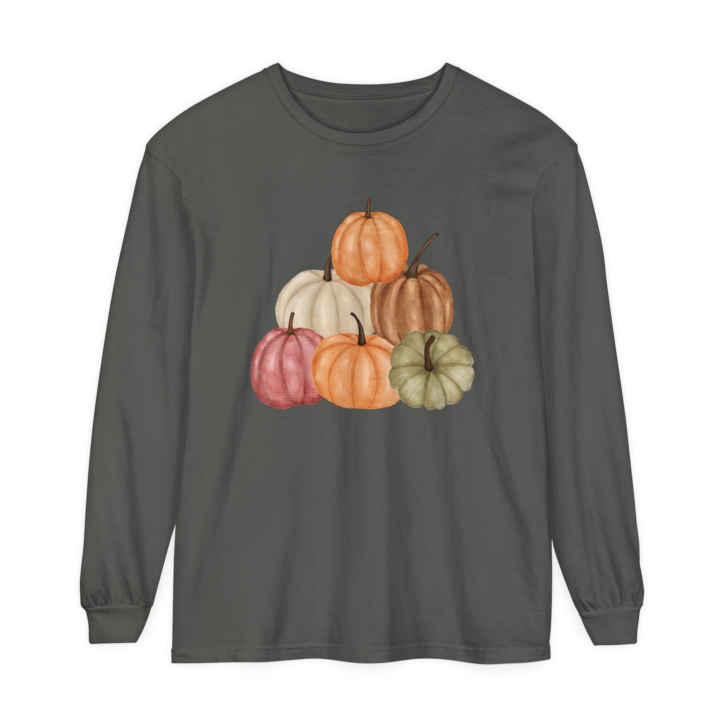 Pumpkin Stack Unisex Long Sleeve T-Shirt - Witcheasy