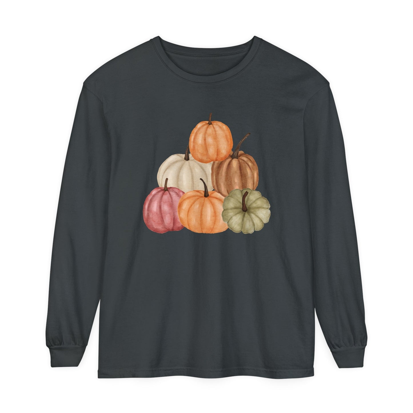 Pumpkin Stack Unisex Long Sleeve T-Shirt - Witcheasy