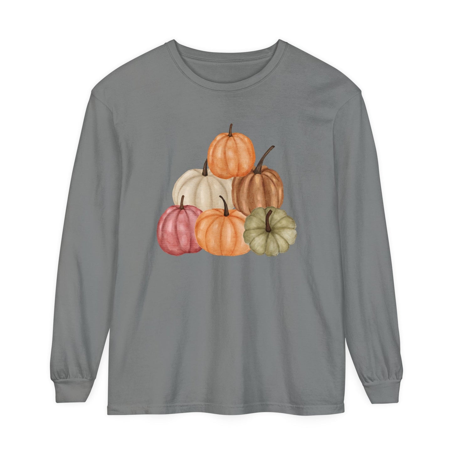 Pumpkin Stack Unisex Long Sleeve T-Shirt - Witcheasy