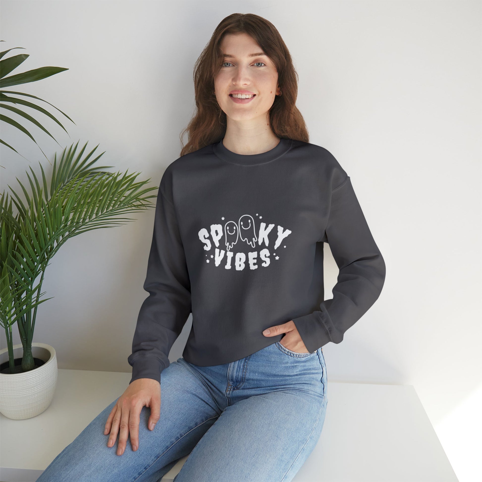 Spooky Vibes Unisex Crewneck Sweatshirt - Witcheasy