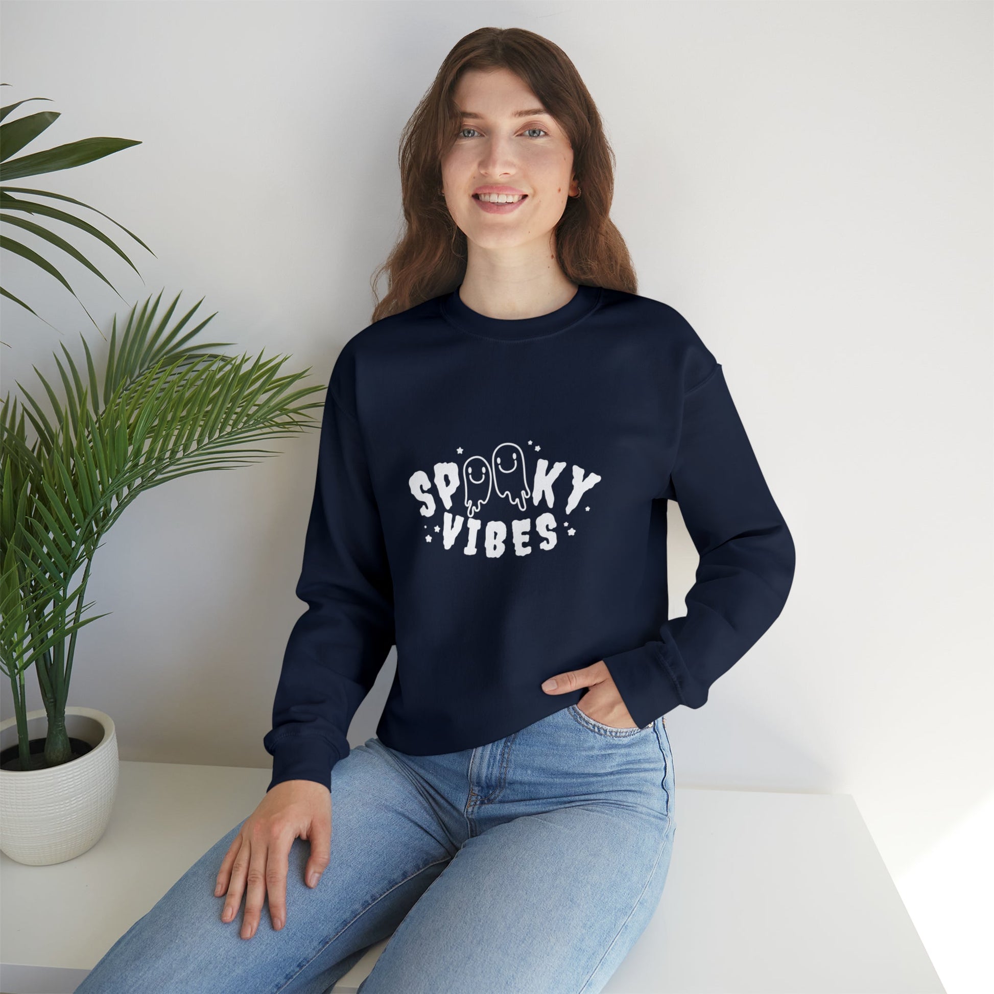 Spooky Vibes Unisex Crewneck Sweatshirt - Witcheasy