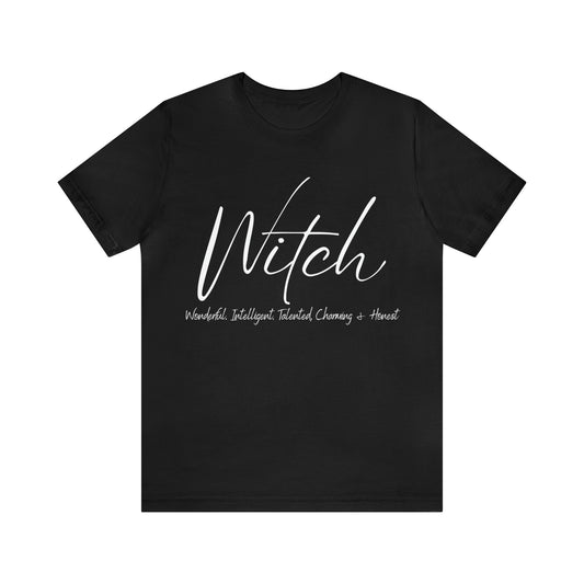 Witch Black Unisex Jersey Short Sleeve Tee - Witcheasy