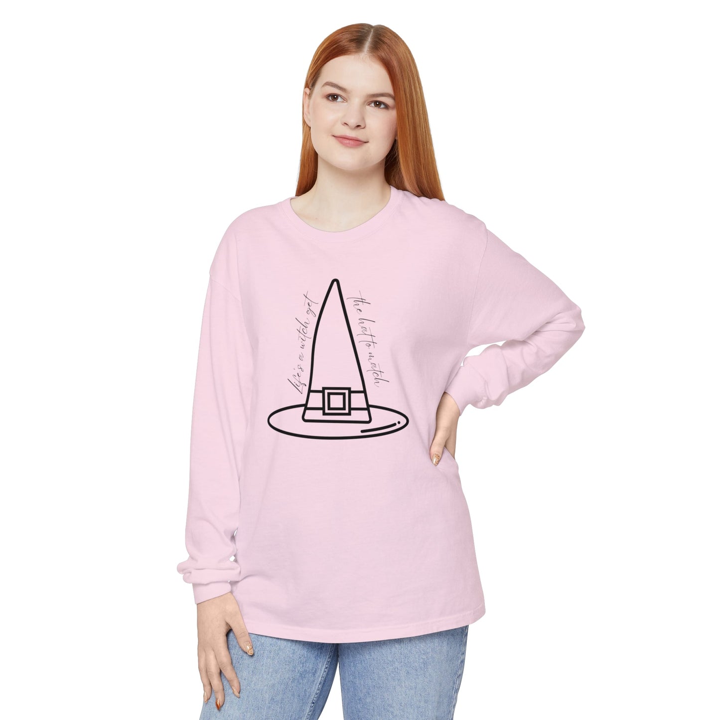 Witch Hat Unisex Long Sleeve T-Shirt - Witcheasy