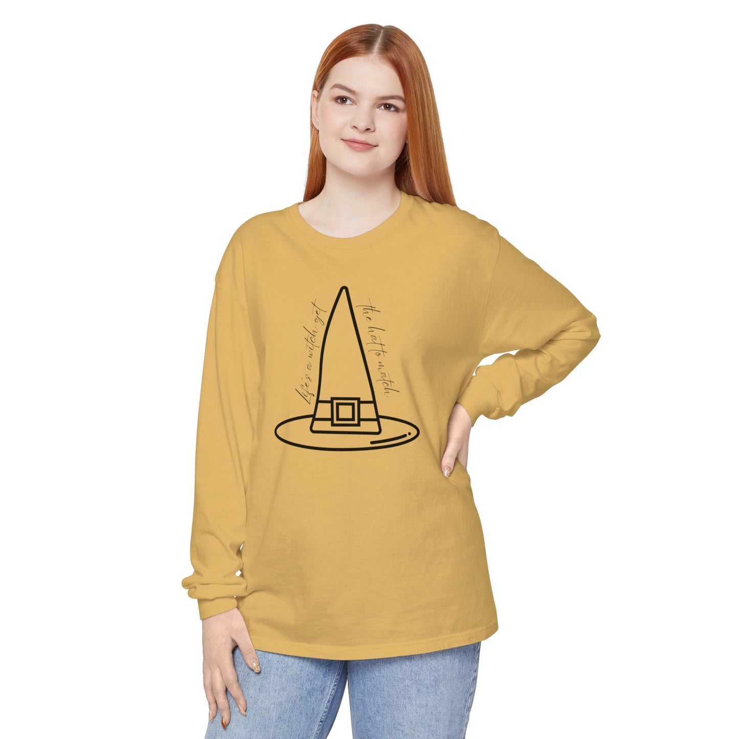 Witch Hat Unisex Long Sleeve T-Shirt - Witcheasy