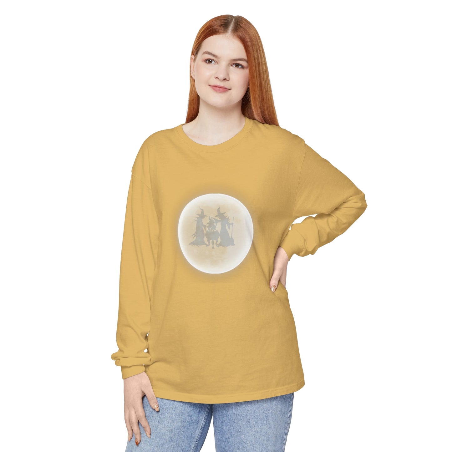 Witches in Full Moon Unisex Long Sleeve T-Shirt - Witcheasy