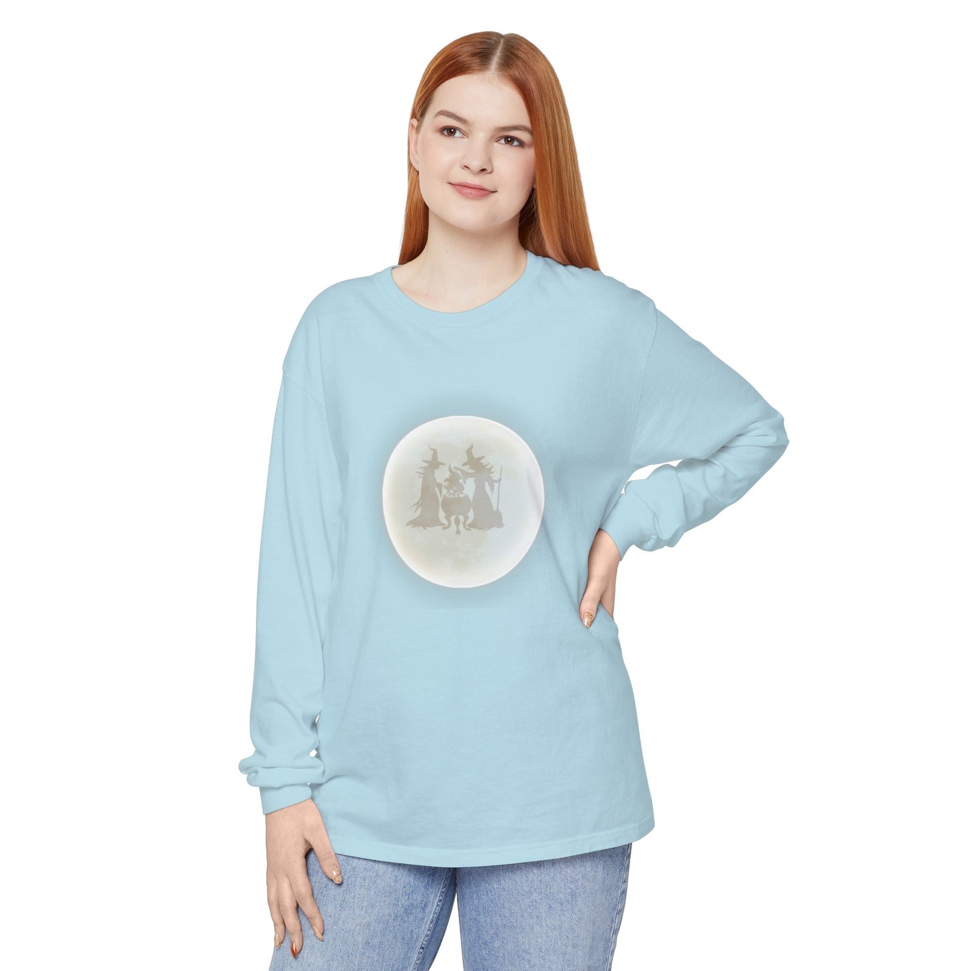 Witches in Full Moon Unisex Long Sleeve T-Shirt - Witcheasy