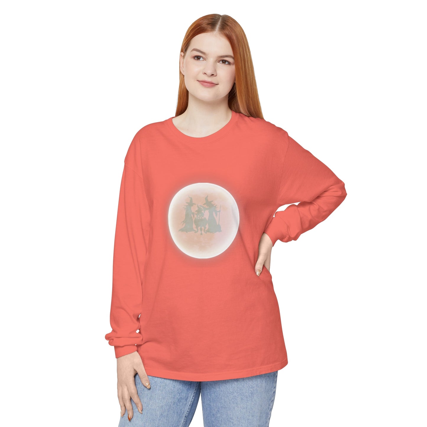 Witches in Full Moon Unisex Long Sleeve T-Shirt - Witcheasy