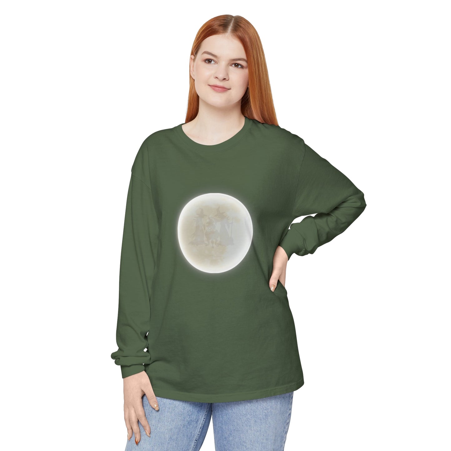 Witches in Full Moon Unisex Long Sleeve T-Shirt - Witcheasy