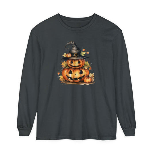 Witchy Pumpkins Unisex Long Sleeve T-Shirt - Witcheasy